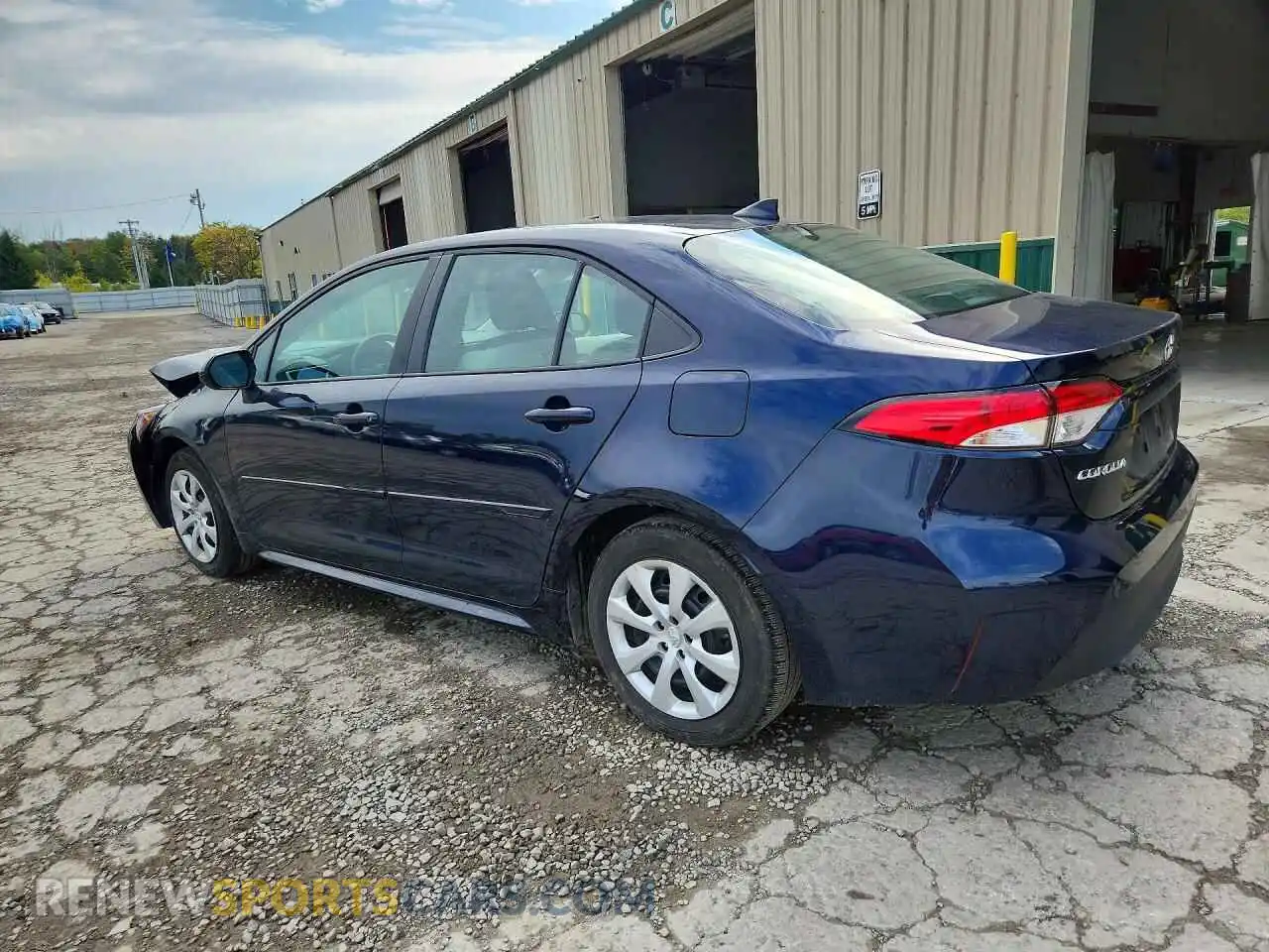 2 fotografías del automóvil dañado 5YFB4MDEXSP336483 TOYOTA COROLLA 2025