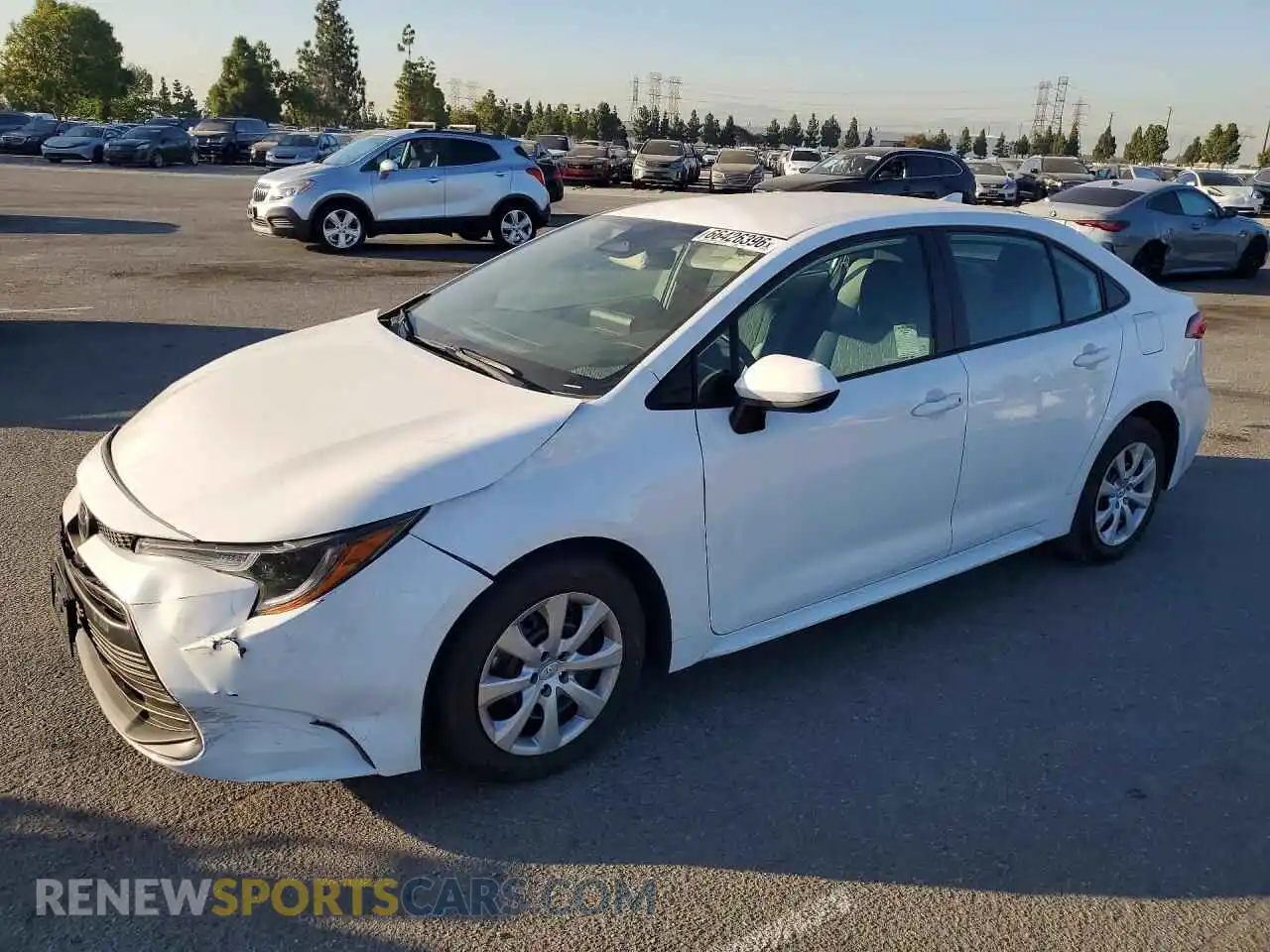 1 Photograph of a damaged car 5YFB4MDEXSP343630 TOYOTA COROLLA 2025