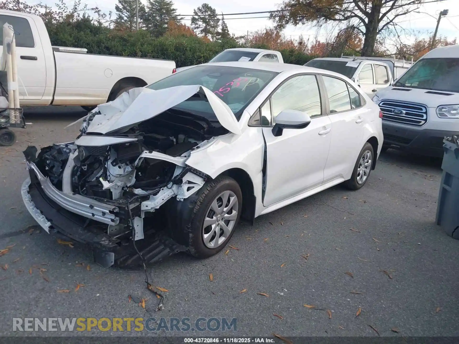 2 Photograph of a damaged car 5YFB4MDEXSP347533 TOYOTA COROLLA 2025