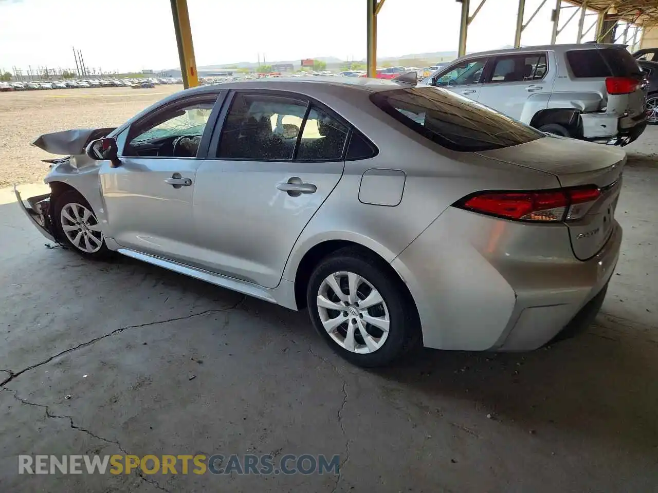 2 Photograph of a damaged car 5YFB4MDEXSP351792 TOYOTA COROLLA 2025
