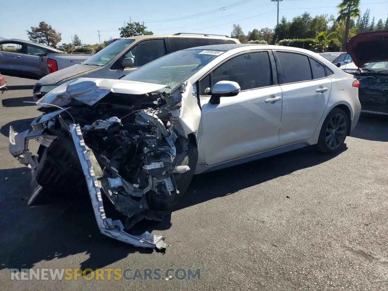 1 Photograph of a damaged car 5YFP4MCE4SP221319 TOYOTA COROLLA 2025