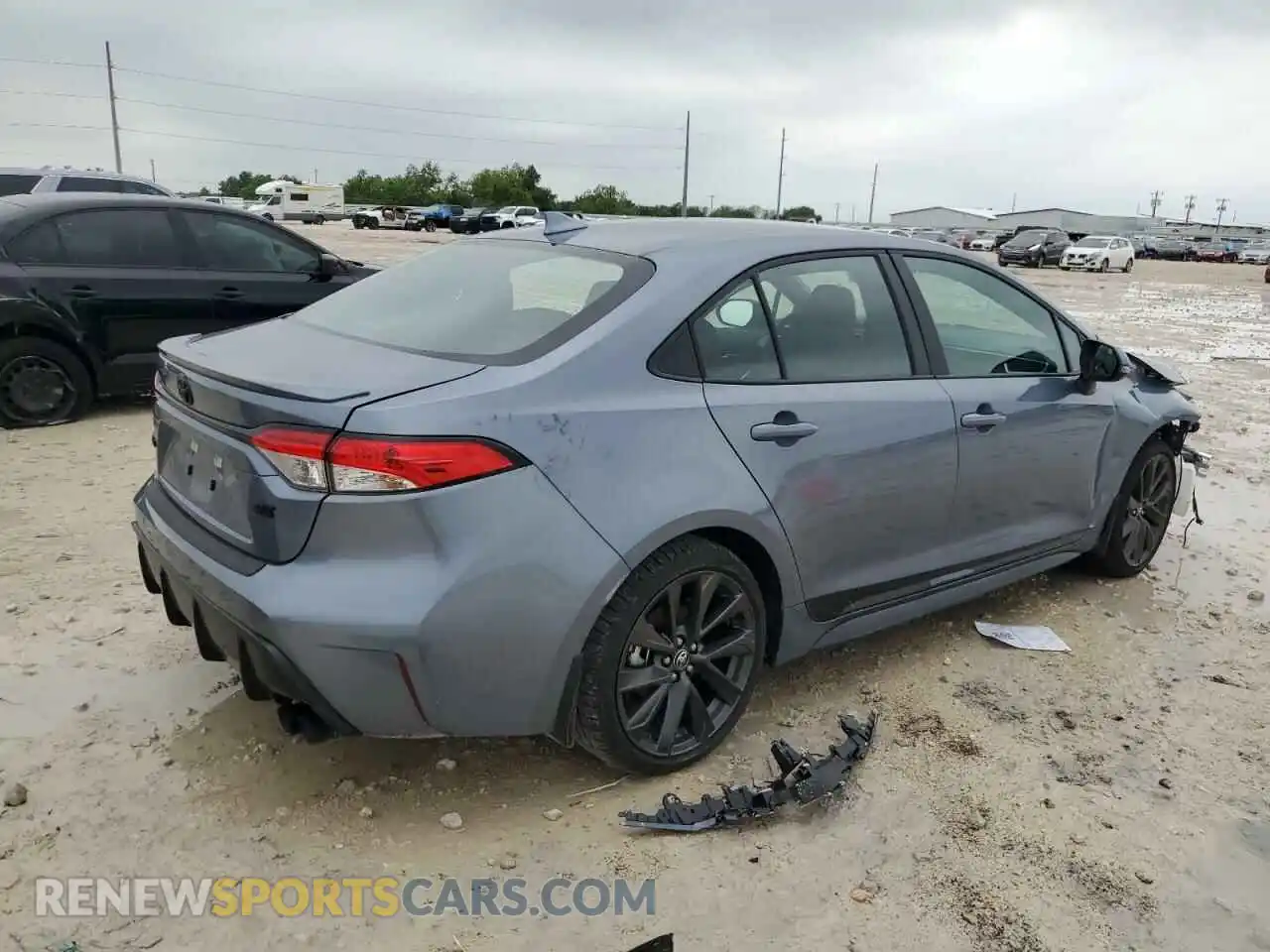 3 fotografías del automóvil dañado 5YFS4MCE0SP228651 TOYOTA COROLLA 2025