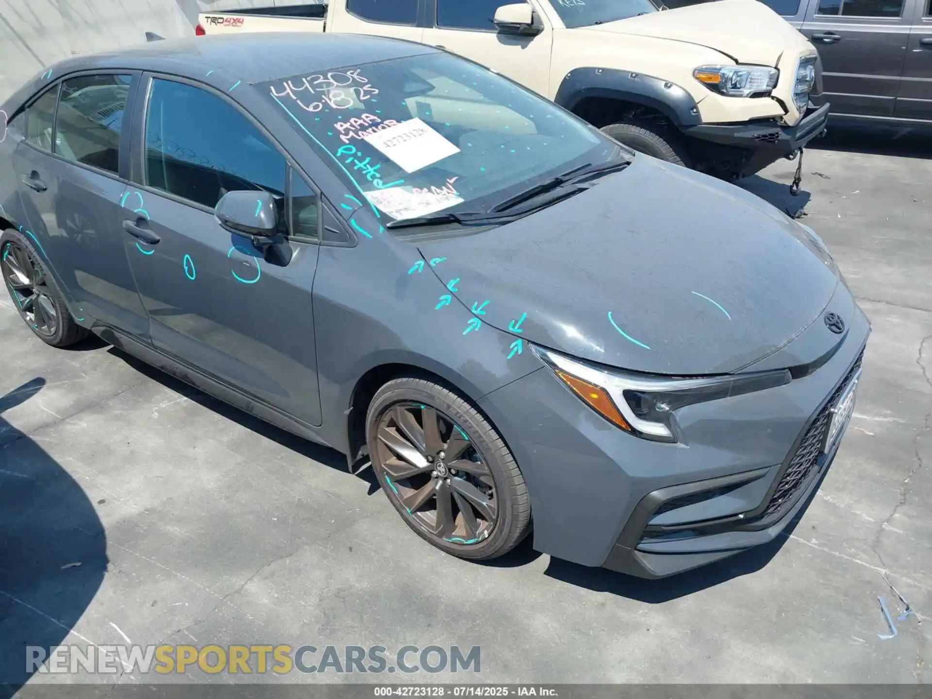 1 fotografías del automóvil dañado 5YFS4MCE0SP230707 TOYOTA COROLLA 2025