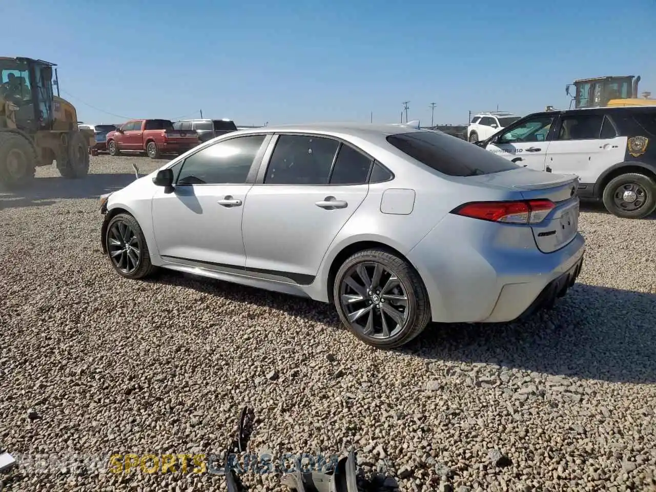 2 Photograph of a damaged car 5YFS4MCE1SP219151 TOYOTA COROLLA 2025