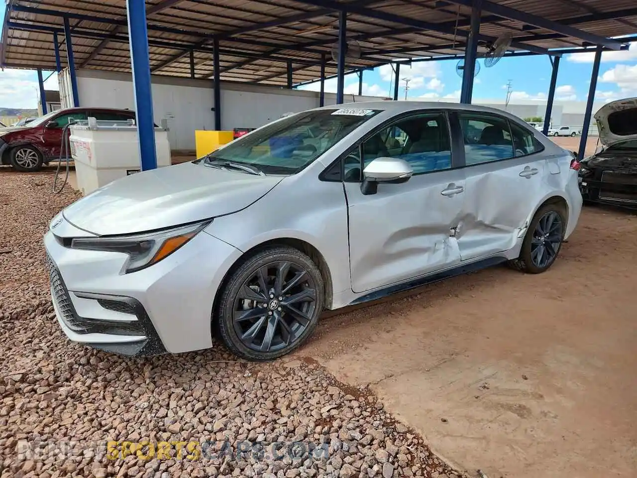 1 Photograph of a damaged car 5YFS4MCE1SP220977 TOYOTA COROLLA 2025