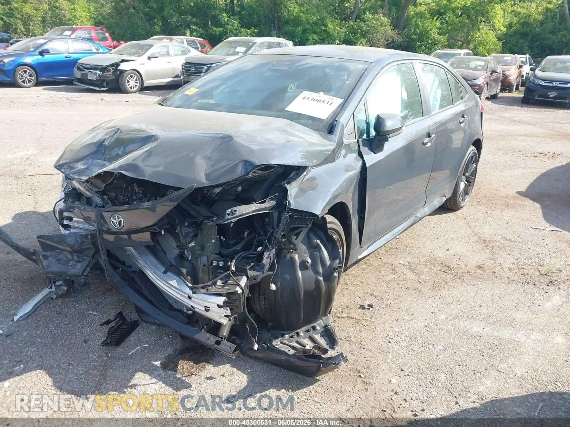 2 Photograph of a damaged car 5YFS4MCE1SP236631 TOYOTA COROLLA 2025