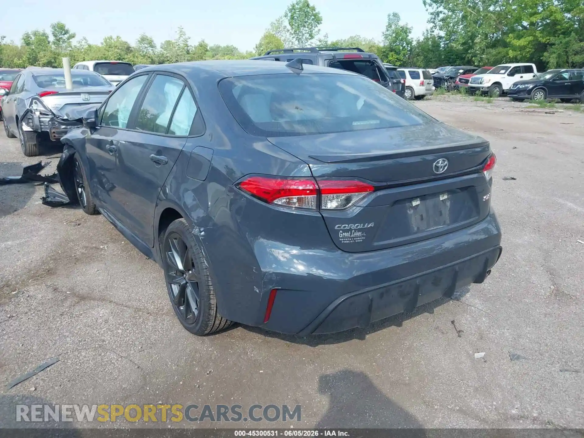 3 Photograph of a damaged car 5YFS4MCE1SP236631 TOYOTA COROLLA 2025
