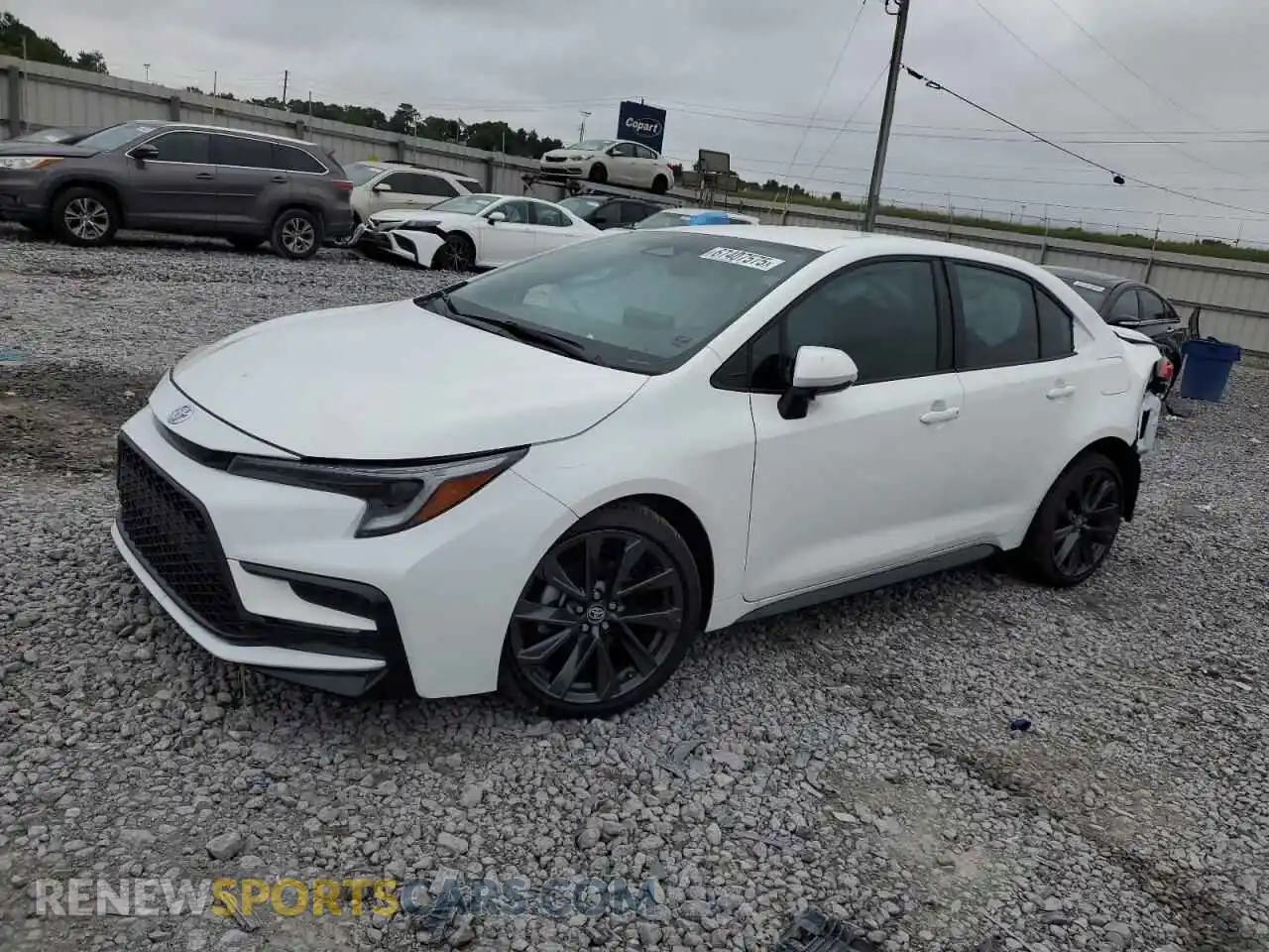 1 Photograph of a damaged car 5YFS4MCE1SP242090 TOYOTA COROLLA 2025