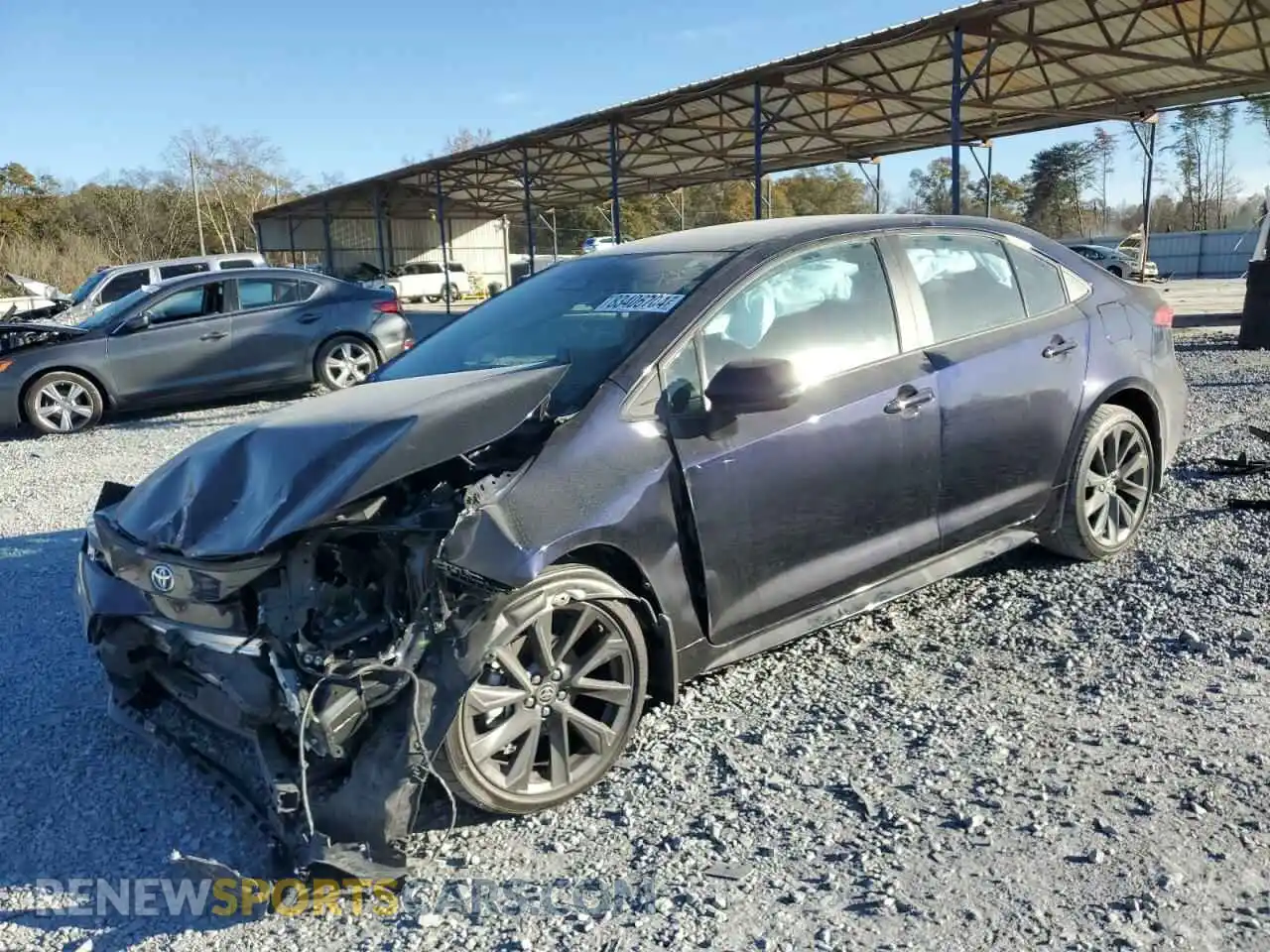1 Photograph of a damaged car 5YFS4MCE2SP219725 TOYOTA COROLLA 2025