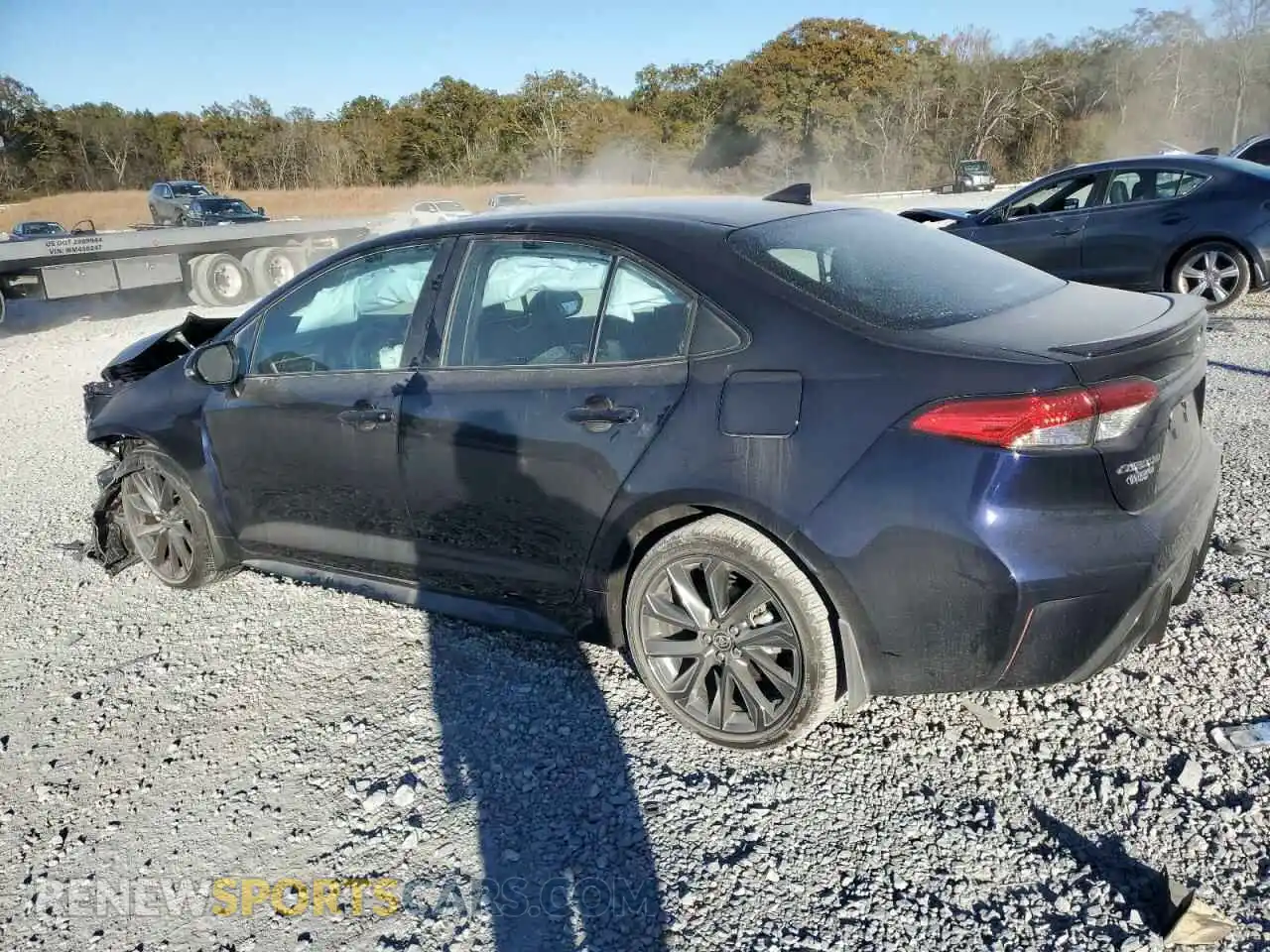 2 Photograph of a damaged car 5YFS4MCE2SP219725 TOYOTA COROLLA 2025