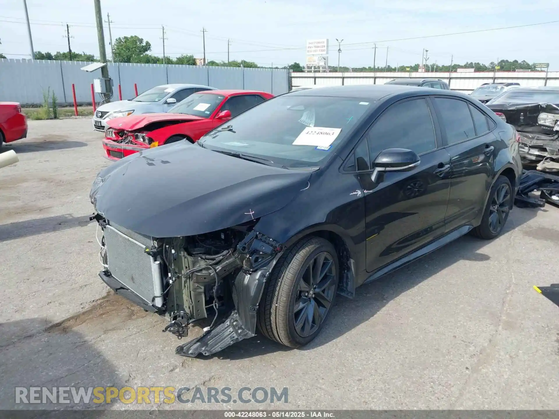 2 Photograph of a damaged car 5YFS4MCE2SP220955 TOYOTA COROLLA 2025