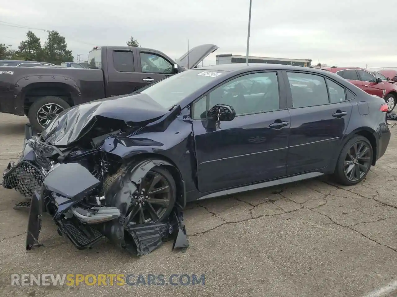 1 Photograph of a damaged car 5YFS4MCE3SP217367 TOYOTA COROLLA 2025