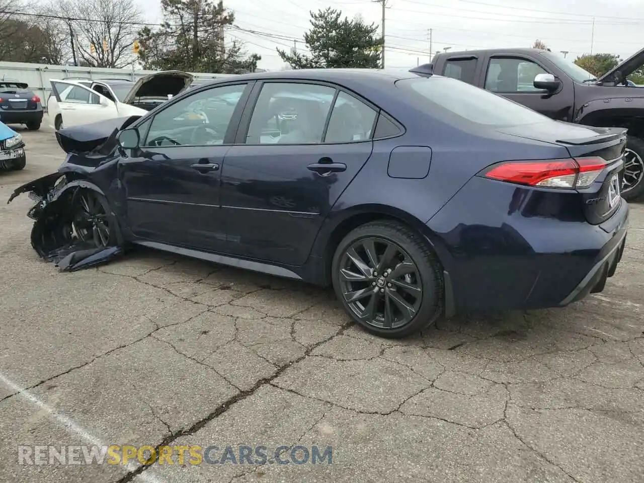 2 Photograph of a damaged car 5YFS4MCE3SP217367 TOYOTA COROLLA 2025