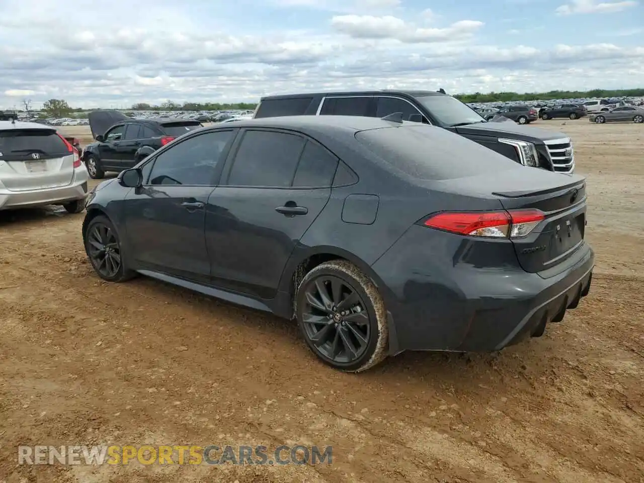 2 Photograph of a damaged car 5YFS4MCE3SP223265 TOYOTA COROLLA 2025