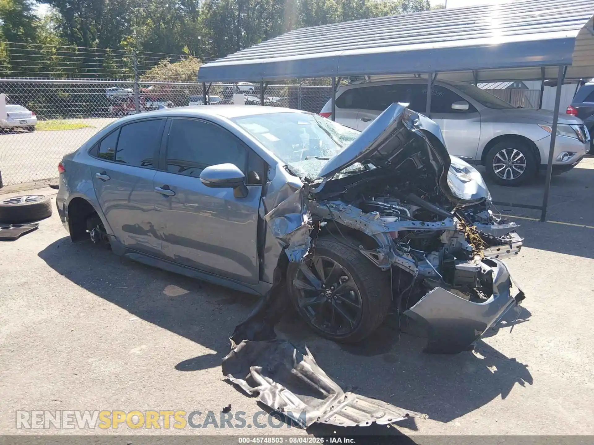1 Photograph of a damaged car 5YFS4MCE3SP223475 TOYOTA COROLLA 2025