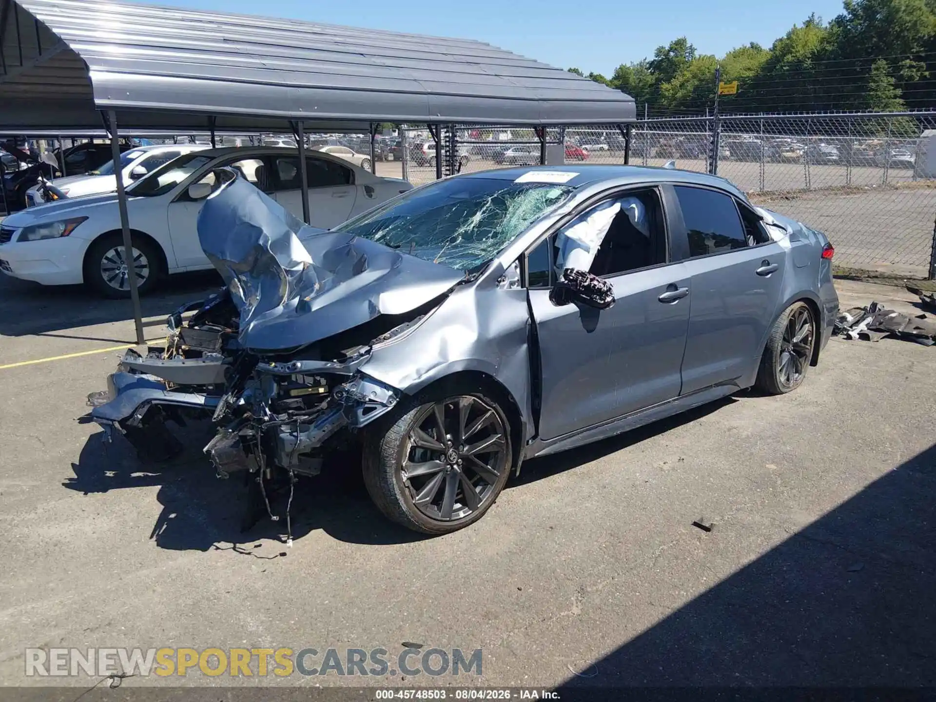 2 Photograph of a damaged car 5YFS4MCE3SP223475 TOYOTA COROLLA 2025