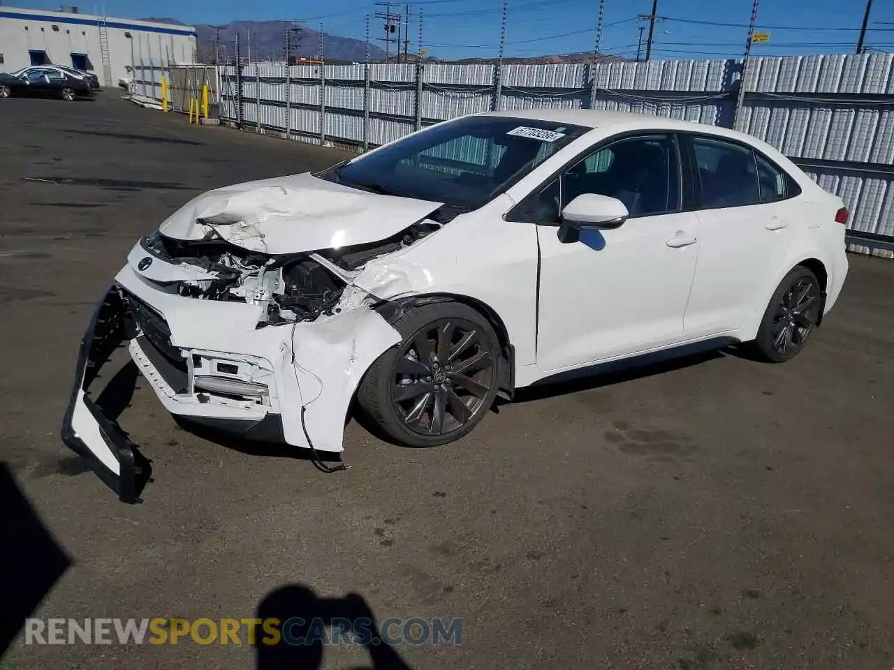 1 Photograph of a damaged car 5YFS4MCE3SP244343 TOYOTA COROLLA 2025