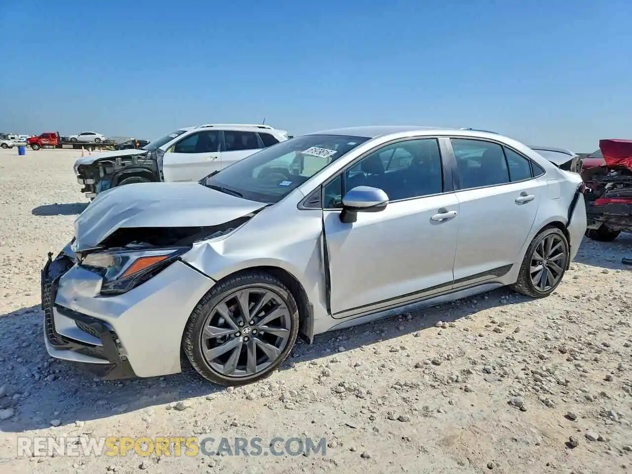 1 Photograph of a damaged car 5YFS4MCE3SP245895 TOYOTA COROLLA 2025
