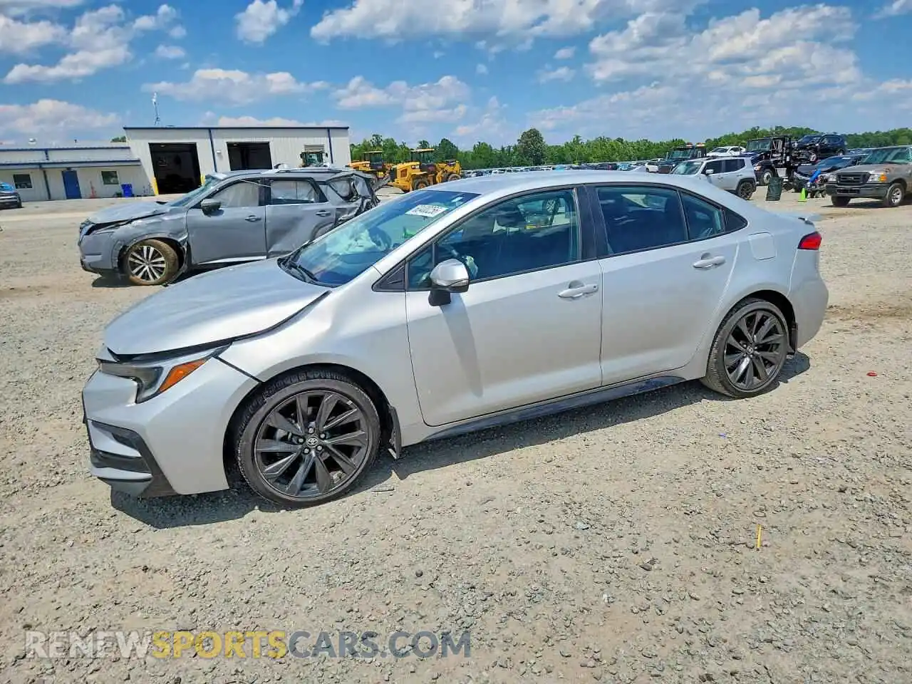1 Photograph of a damaged car 5YFS4MCE3SP246643 TOYOTA COROLLA 2025