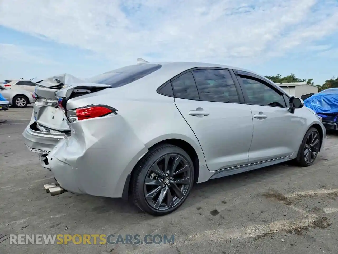 3 fotografías del automóvil dañado 5YFS4MCE4SP222187 TOYOTA COROLLA 2025