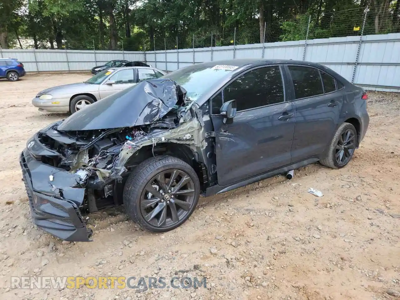 1 Photograph of a damaged car 5YFS4MCE4SP238017 TOYOTA COROLLA 2025