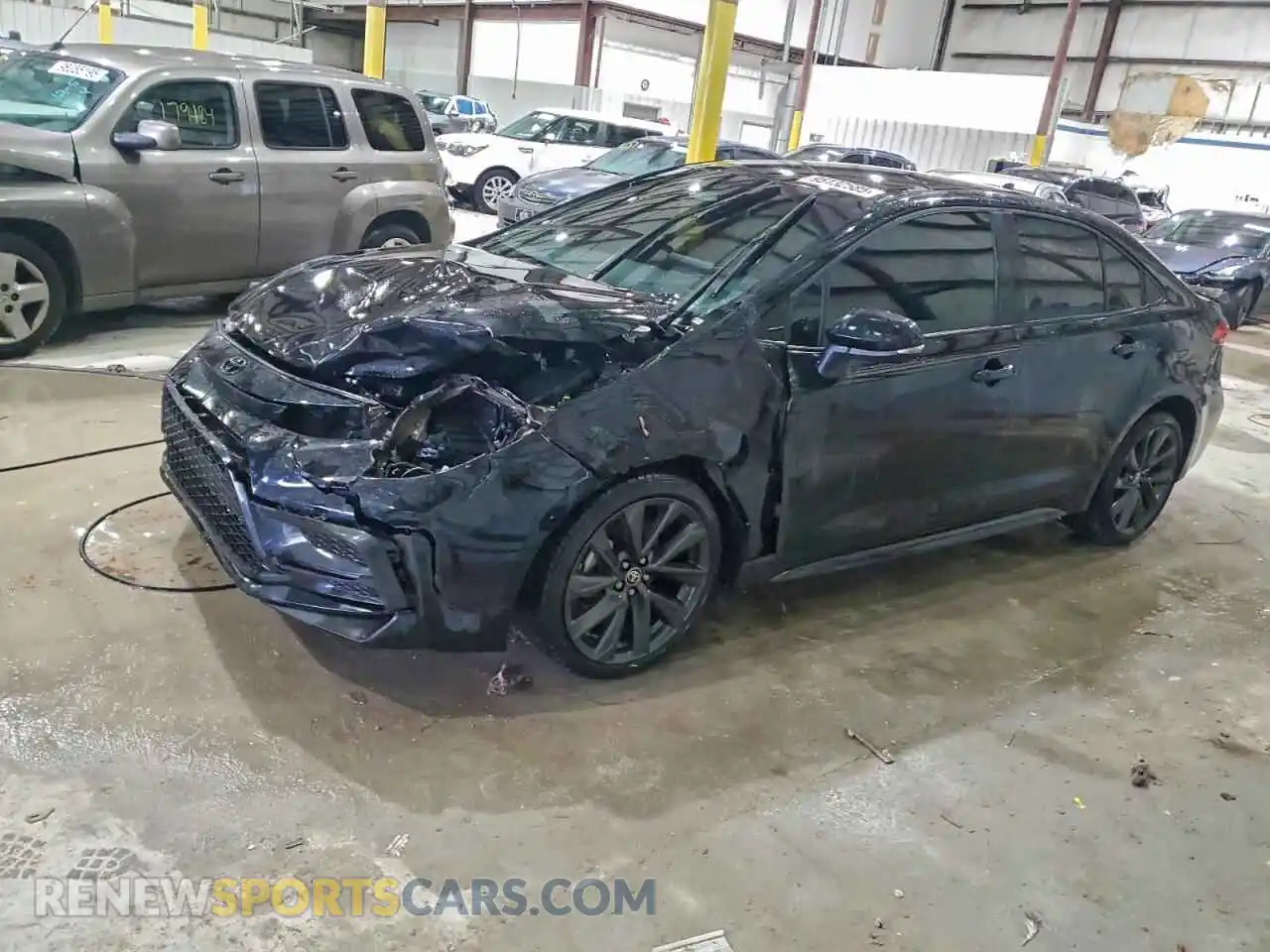 1 Photograph of a damaged car 5YFS4MCE4SP243024 TOYOTA COROLLA 2025