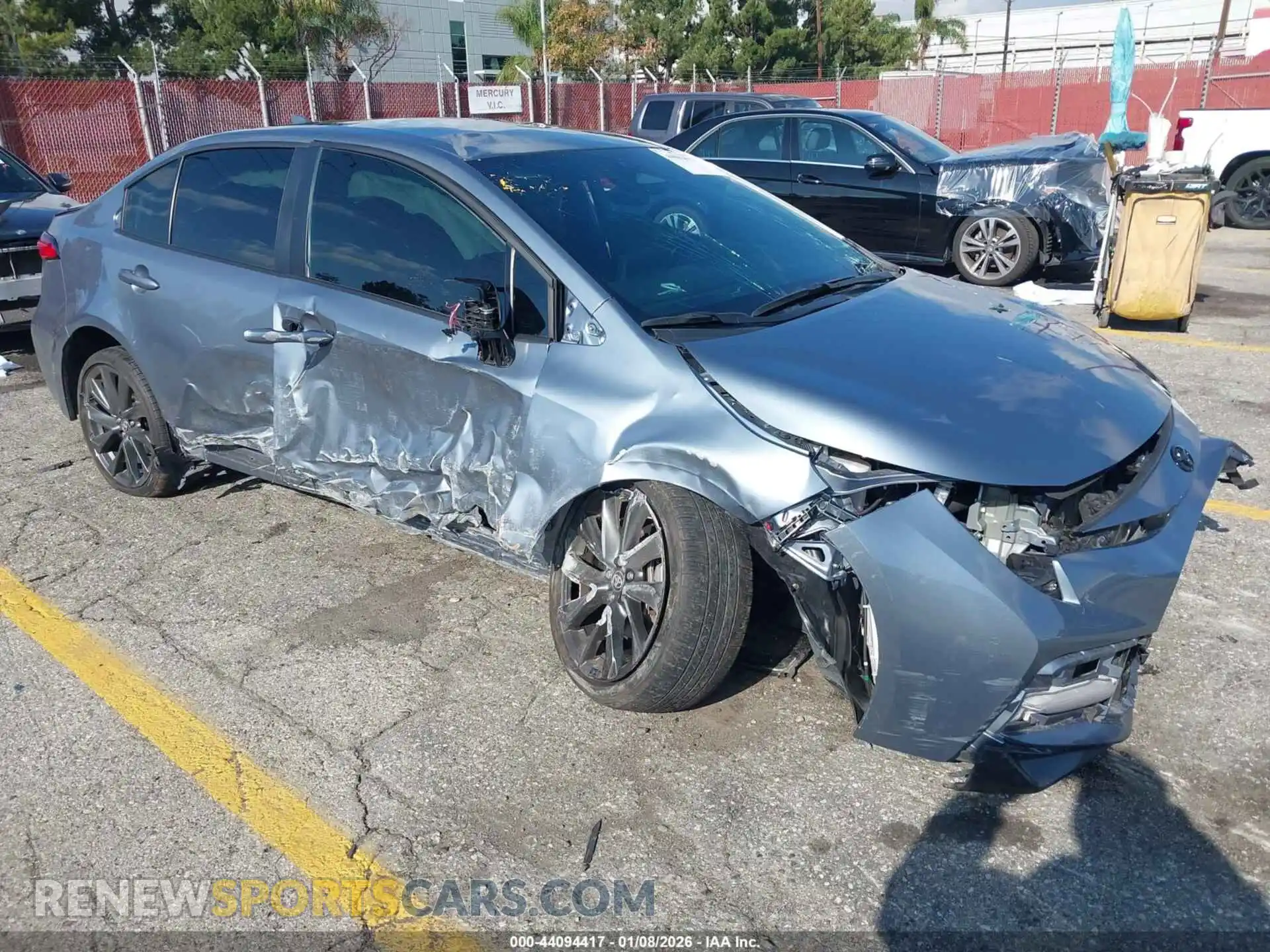 1 Photograph of a damaged car 5YFS4MCE5SP217404 TOYOTA COROLLA 2025