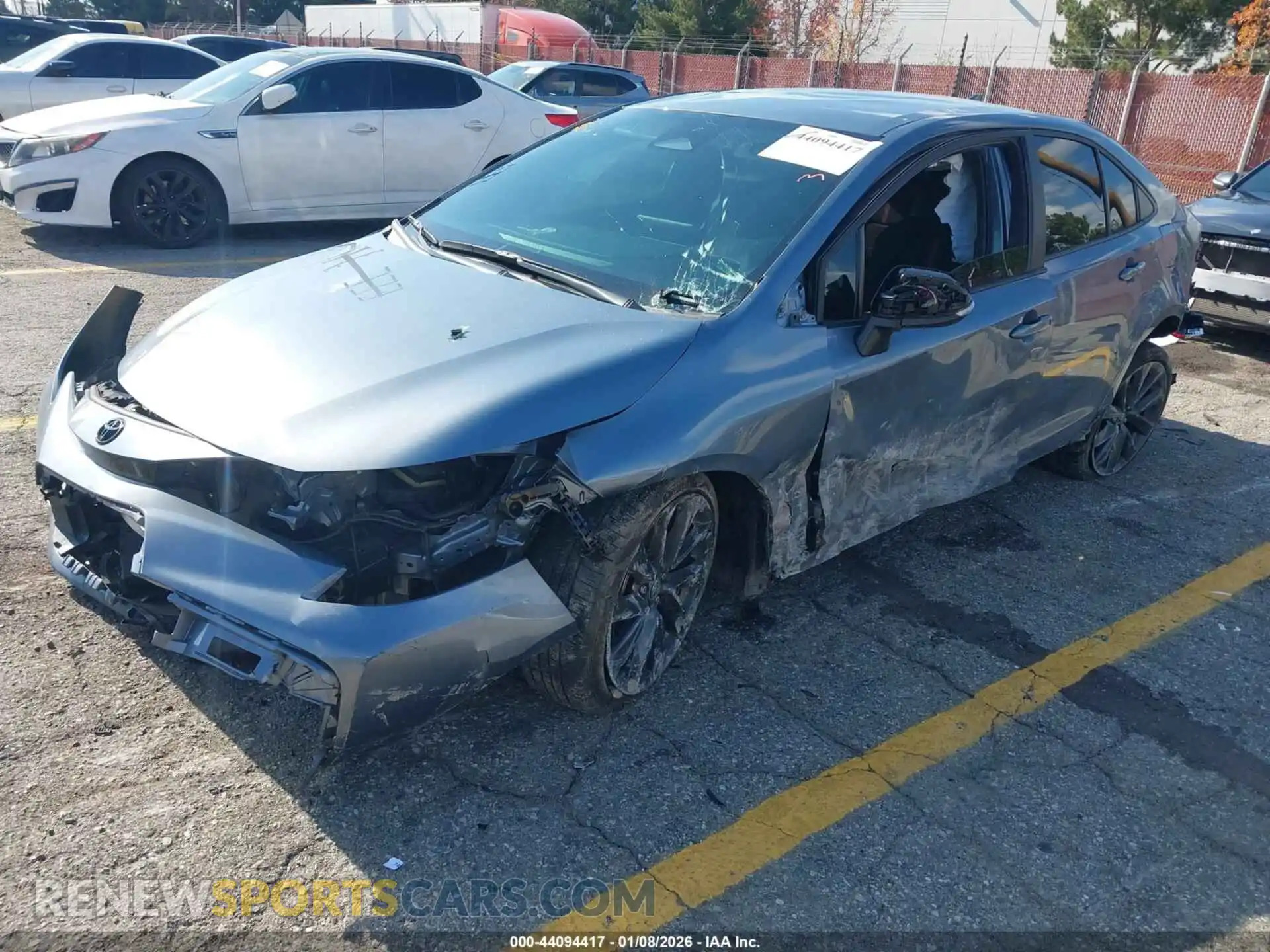 2 Photograph of a damaged car 5YFS4MCE5SP217404 TOYOTA COROLLA 2025