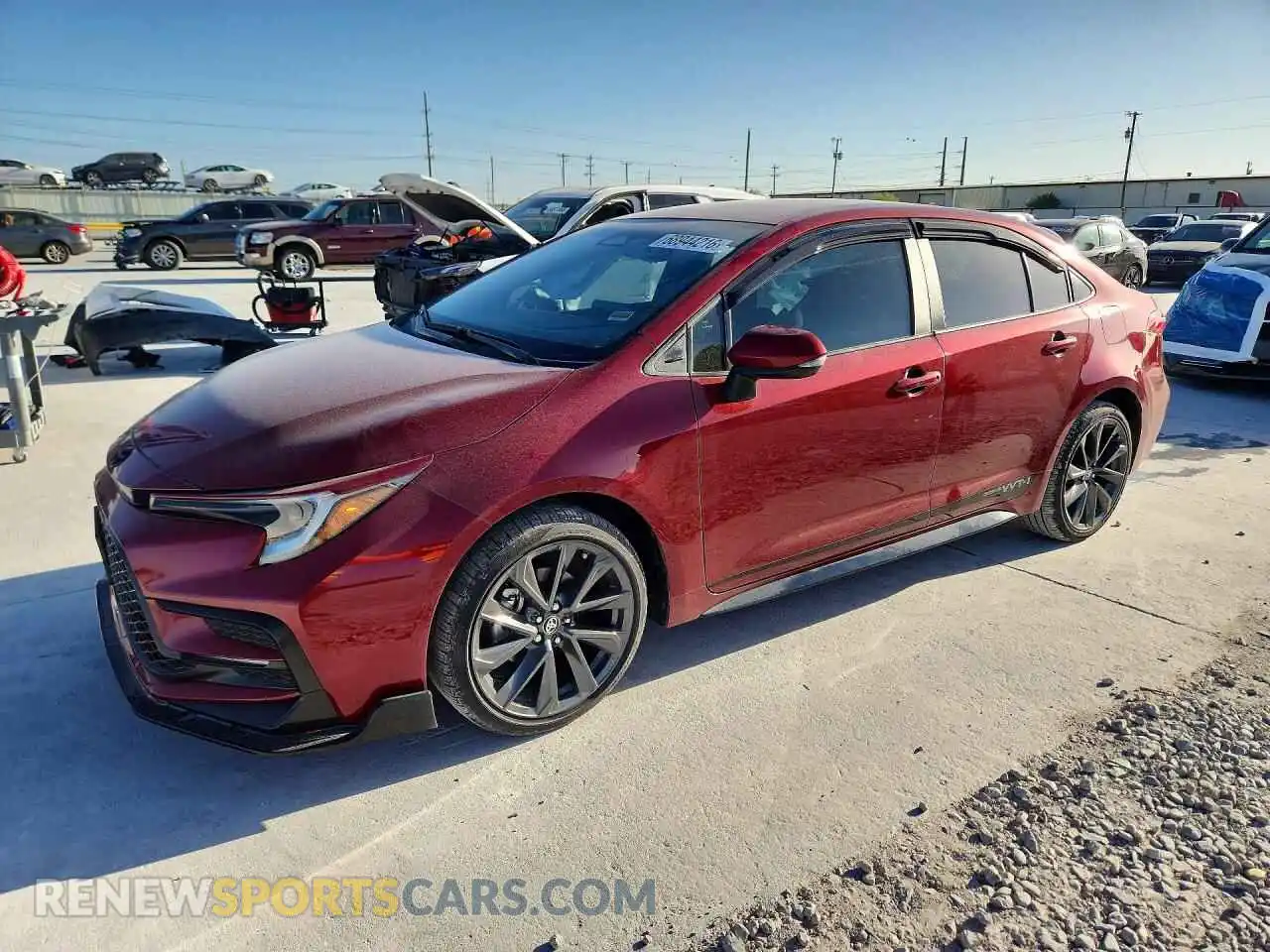 1 Photograph of a damaged car 5YFS4MCE5SP226586 TOYOTA COROLLA 2025