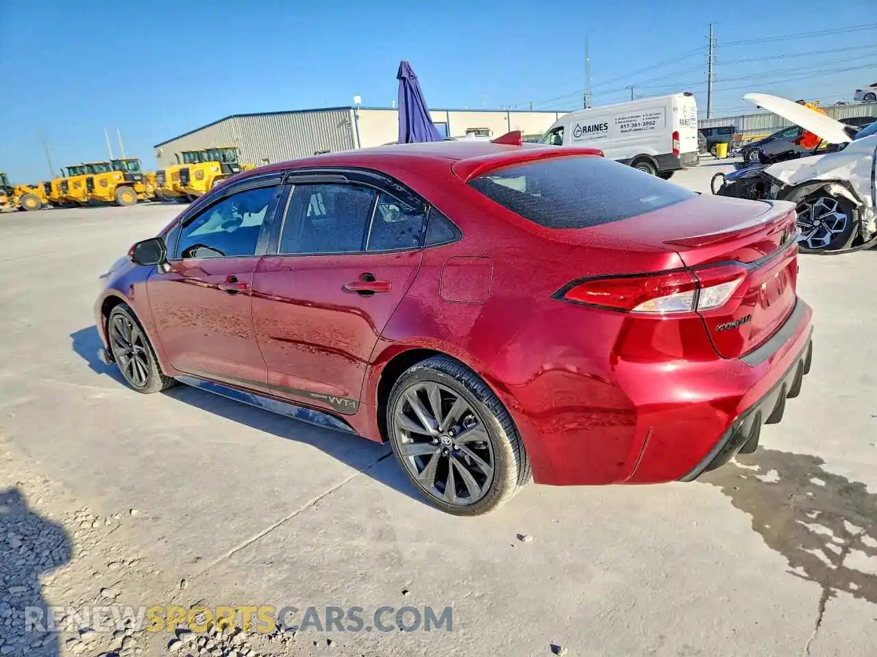 2 Photograph of a damaged car 5YFS4MCE5SP226586 TOYOTA COROLLA 2025
