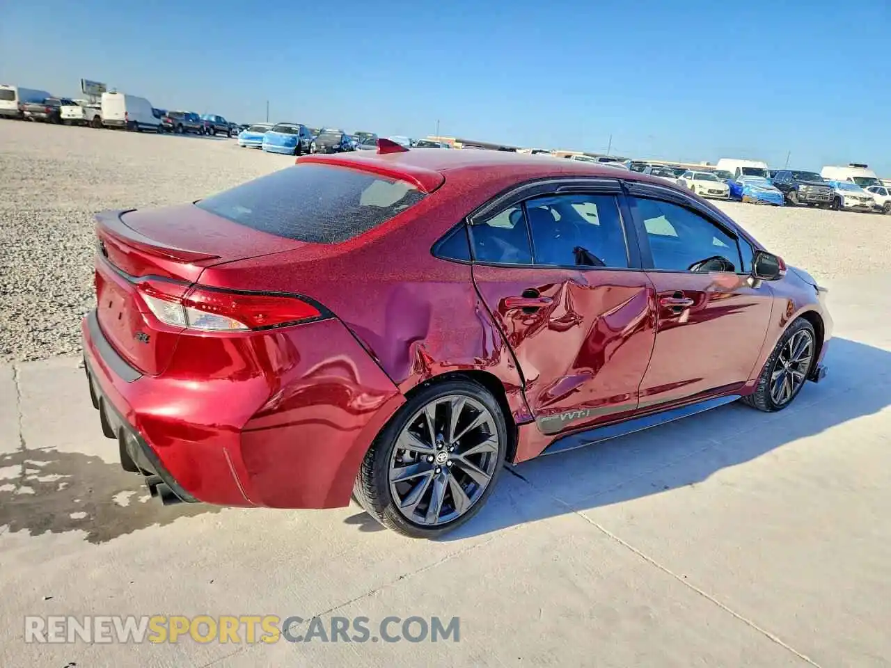 3 Photograph of a damaged car 5YFS4MCE5SP226586 TOYOTA COROLLA 2025