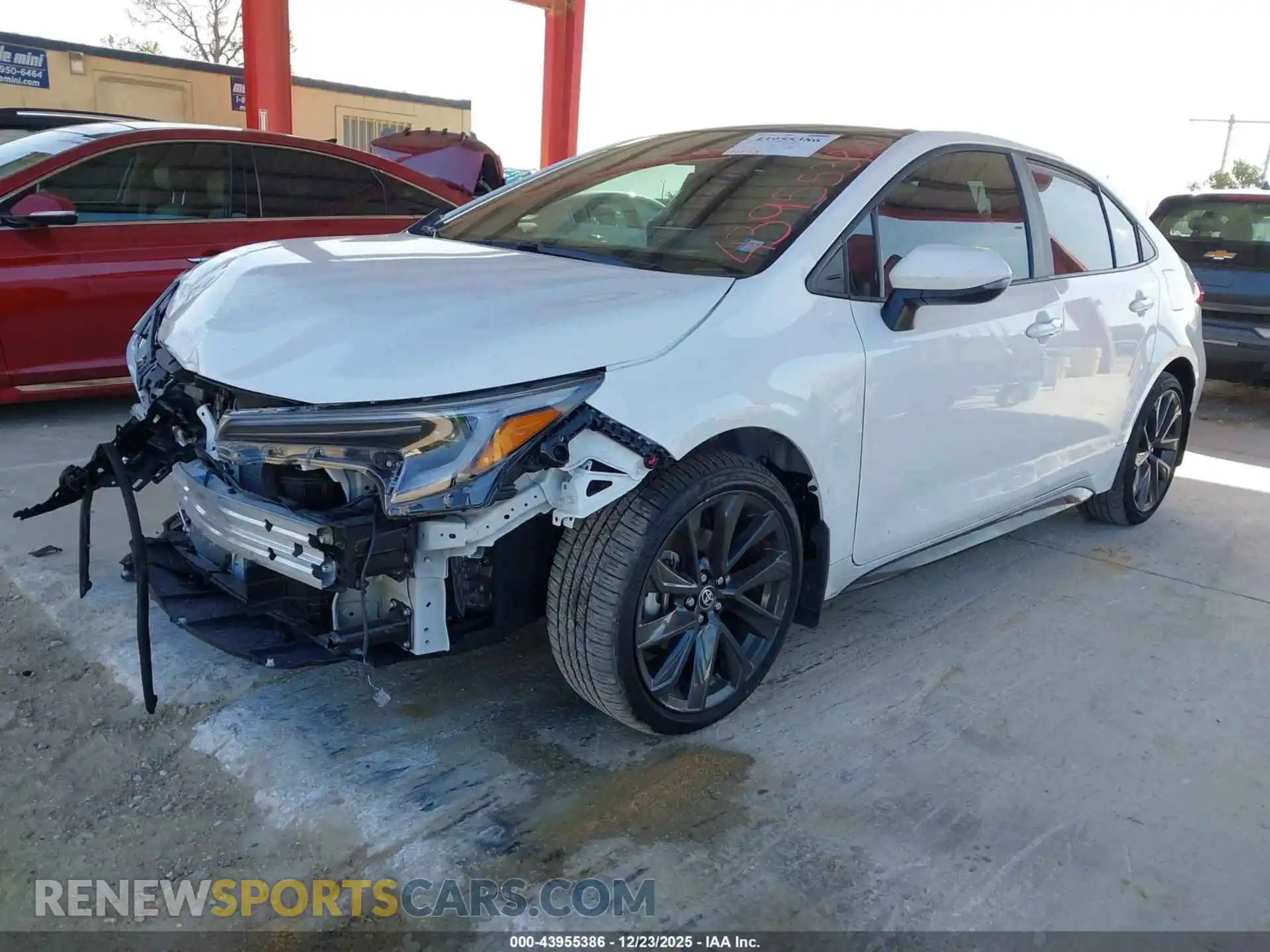2 Photograph of a damaged car 5YFS4MCE5SP233327 TOYOTA COROLLA 2025
