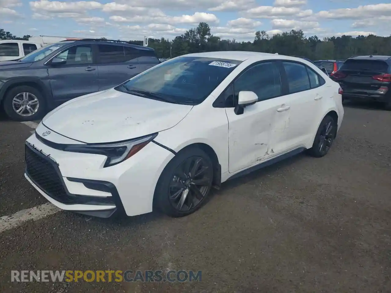 1 Photograph of a damaged car 5YFS4MCE5SP236308 TOYOTA COROLLA 2025