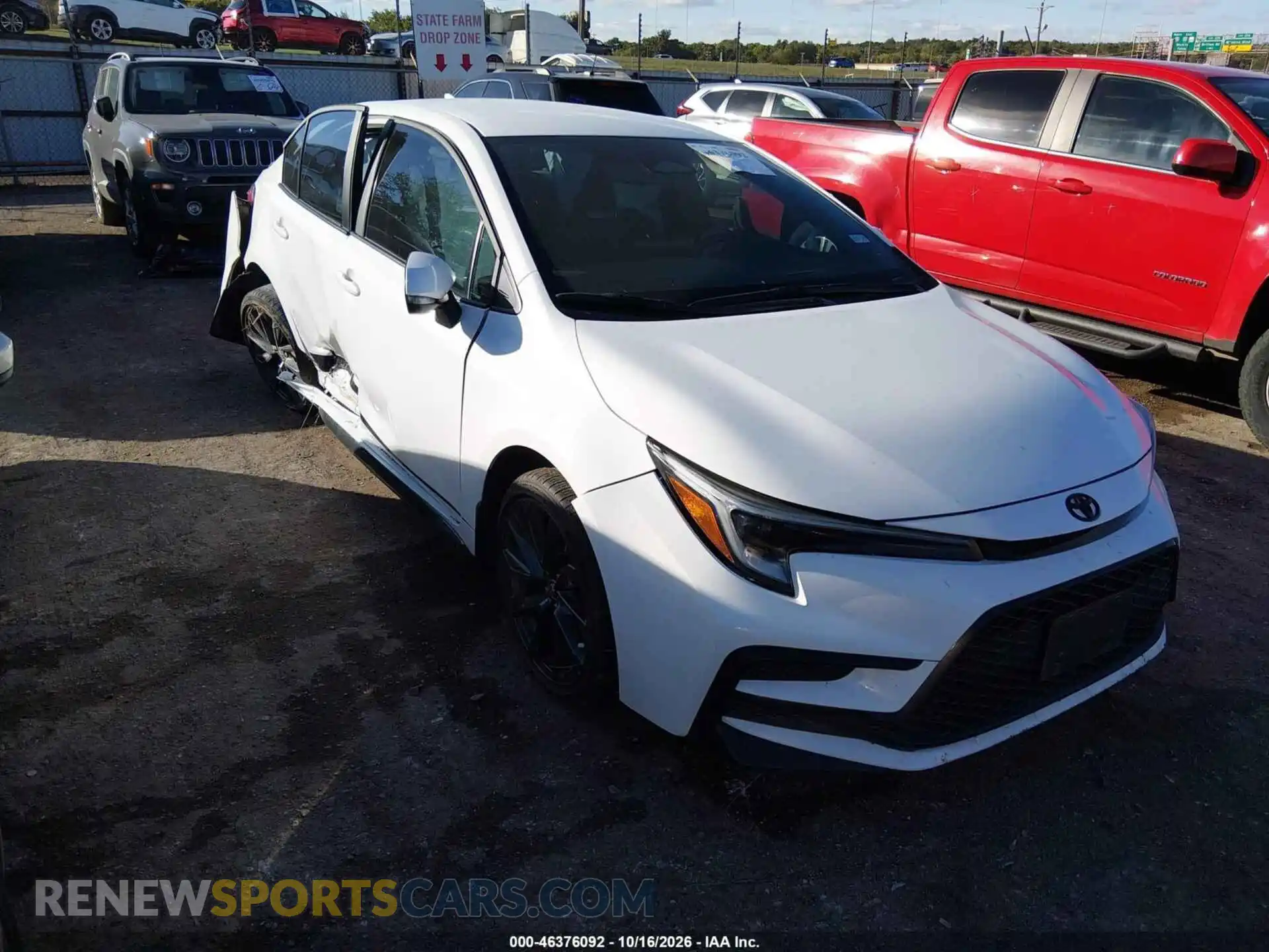 1 fotografías del automóvil dañado 5YFS4MCE5SP248040 TOYOTA COROLLA 2025
