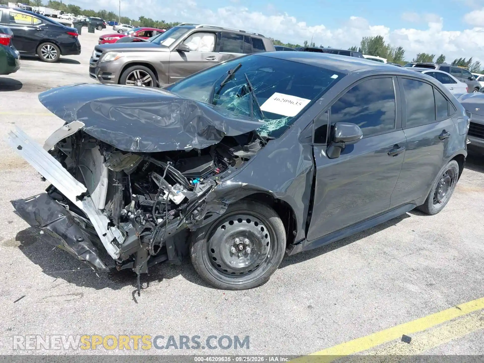 2 Photograph of a damaged car 5YFS4MCE6SP218013 TOYOTA COROLLA 2025