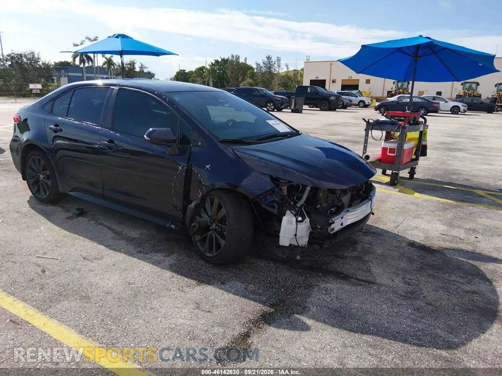 1 Photograph of a damaged car 5YFS4MCE6SP219548 TOYOTA COROLLA 2025