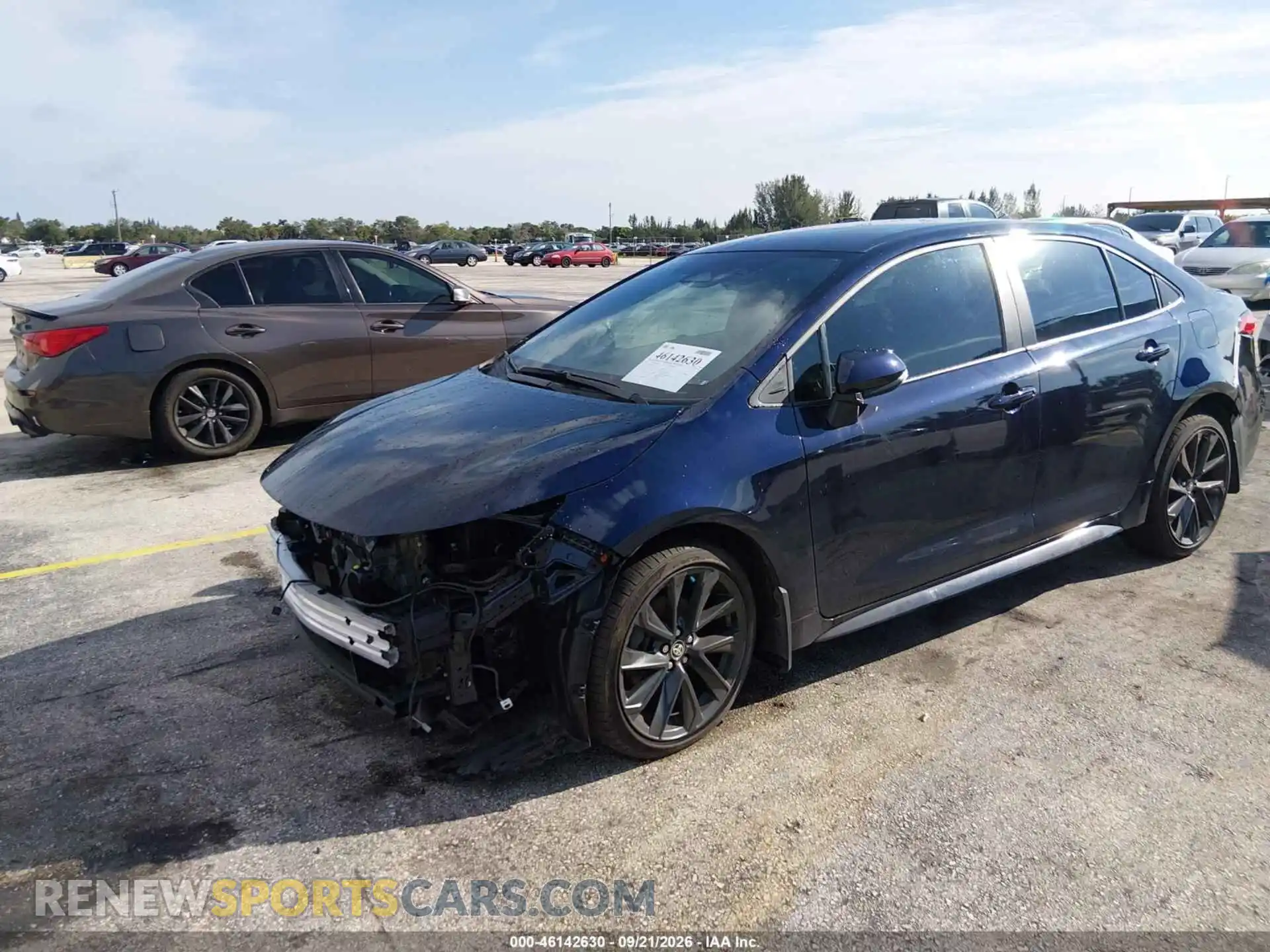 2 Photograph of a damaged car 5YFS4MCE6SP219548 TOYOTA COROLLA 2025