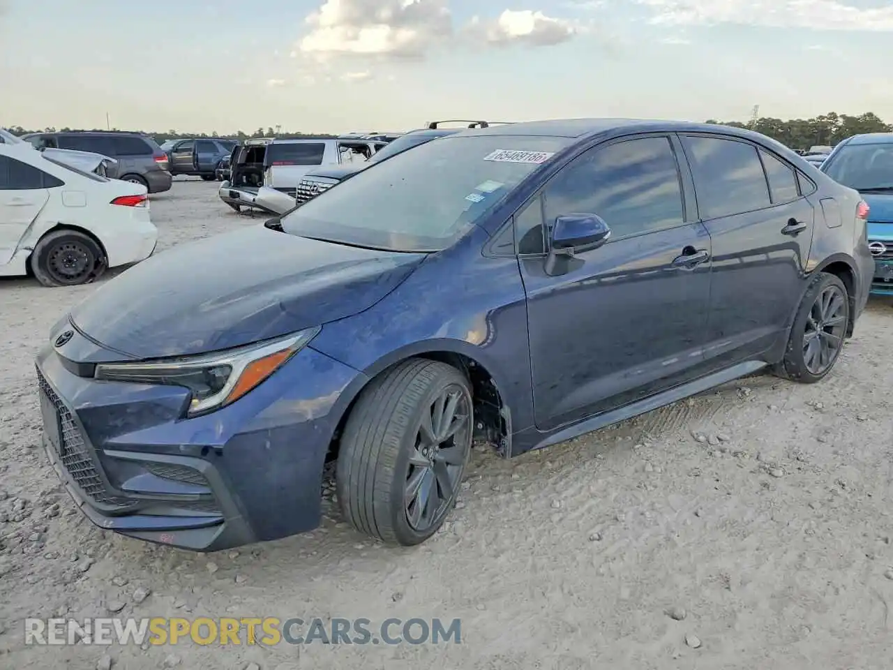 1 Photograph of a damaged car 5YFS4MCE6SP234115 TOYOTA COROLLA 2025