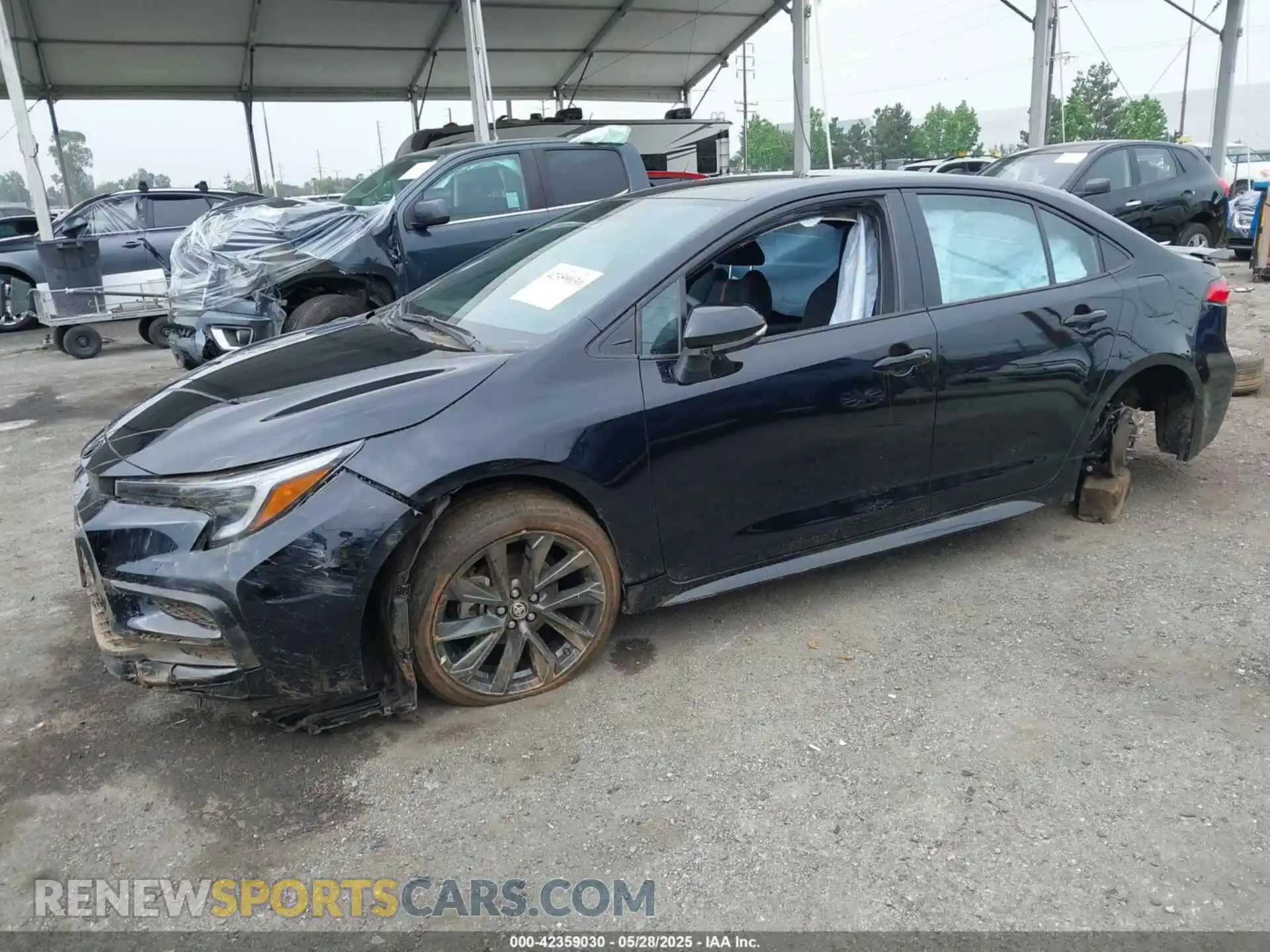 2 Photograph of a damaged car 5YFS4MCE6SP234583 TOYOTA COROLLA 2025