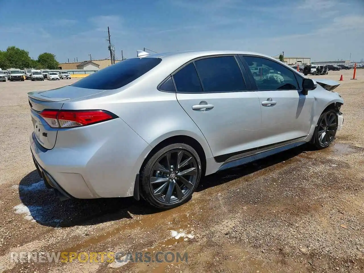 3 fotografías del automóvil dañado 5YFS4MCE6SP247897 TOYOTA COROLLA 2025