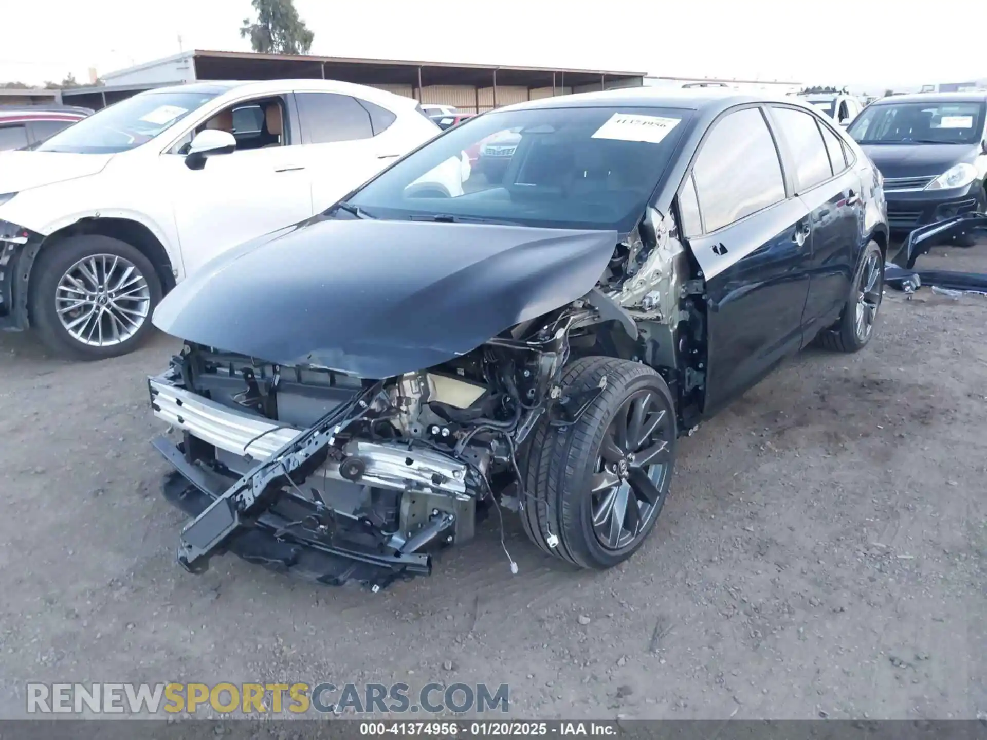 2 Photograph of a damaged car 5YFS4MCE7SP218988 TOYOTA COROLLA 2025