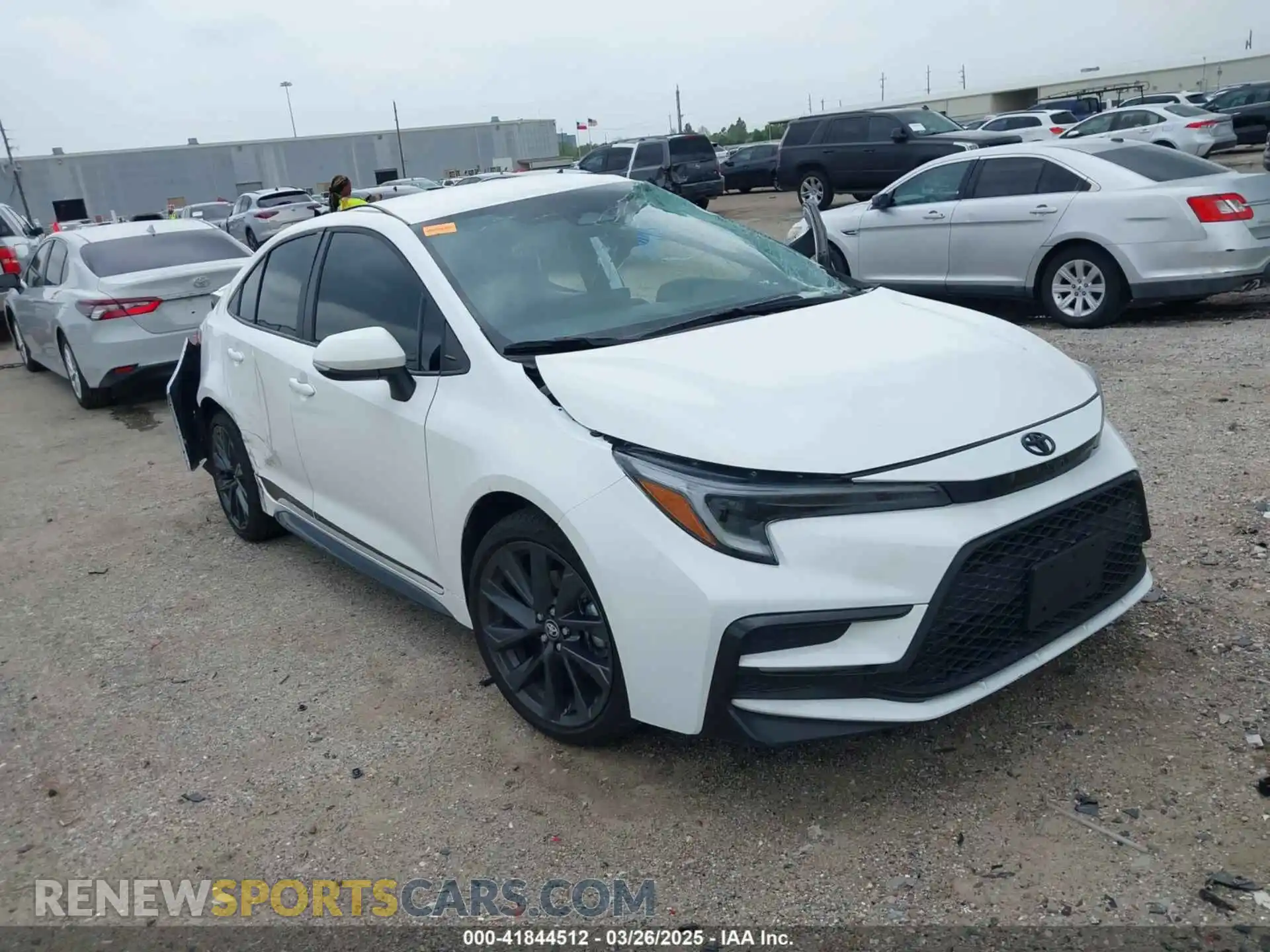 1 Photograph of a damaged car 5YFS4MCE7SP223768 TOYOTA COROLLA 2025
