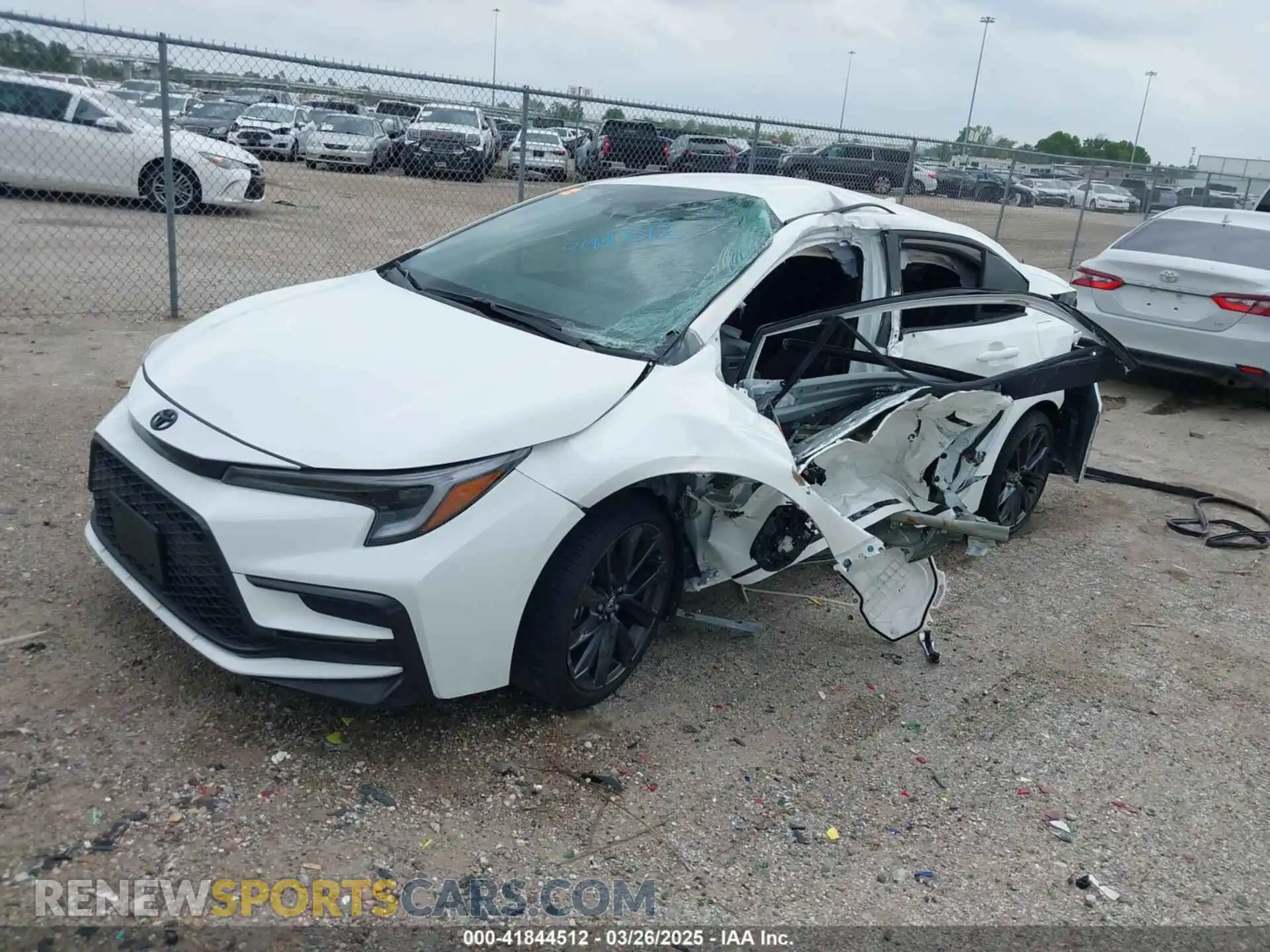 2 Photograph of a damaged car 5YFS4MCE7SP223768 TOYOTA COROLLA 2025