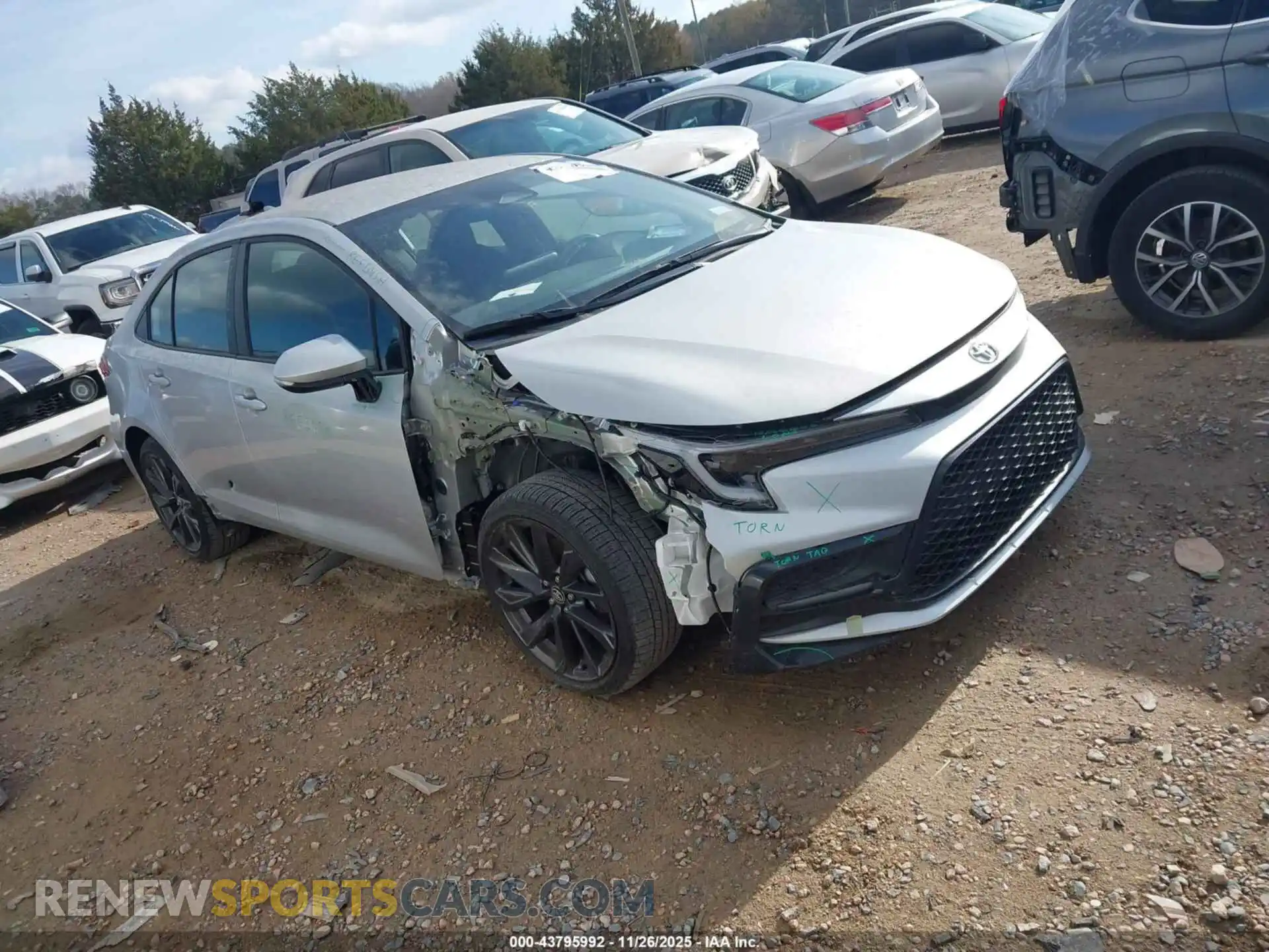 1 Photograph of a damaged car 5YFS4MCE7SP230011 TOYOTA COROLLA 2025
