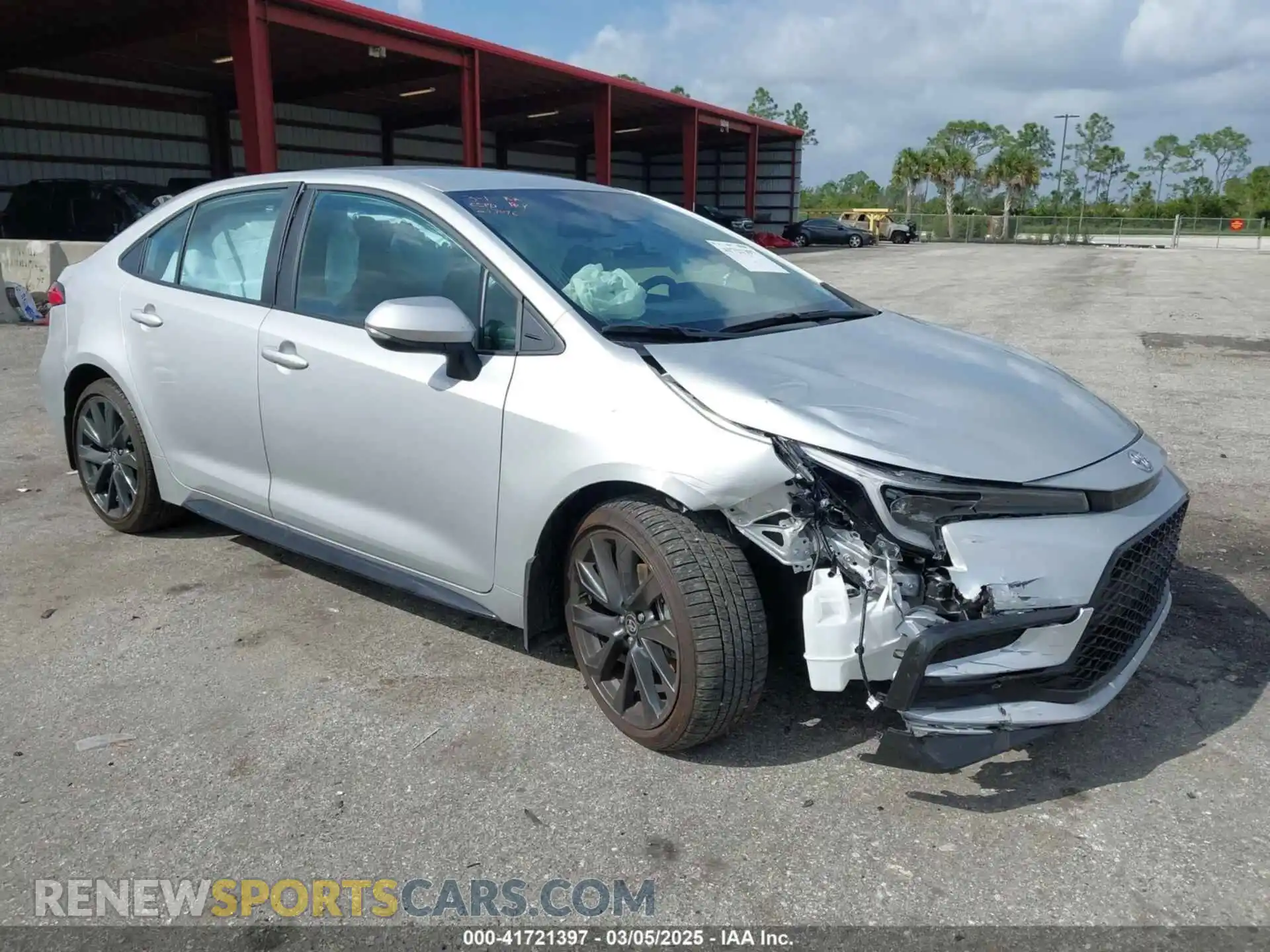 1 Photograph of a damaged car 5YFS4MCE8SP217476 TOYOTA COROLLA 2025