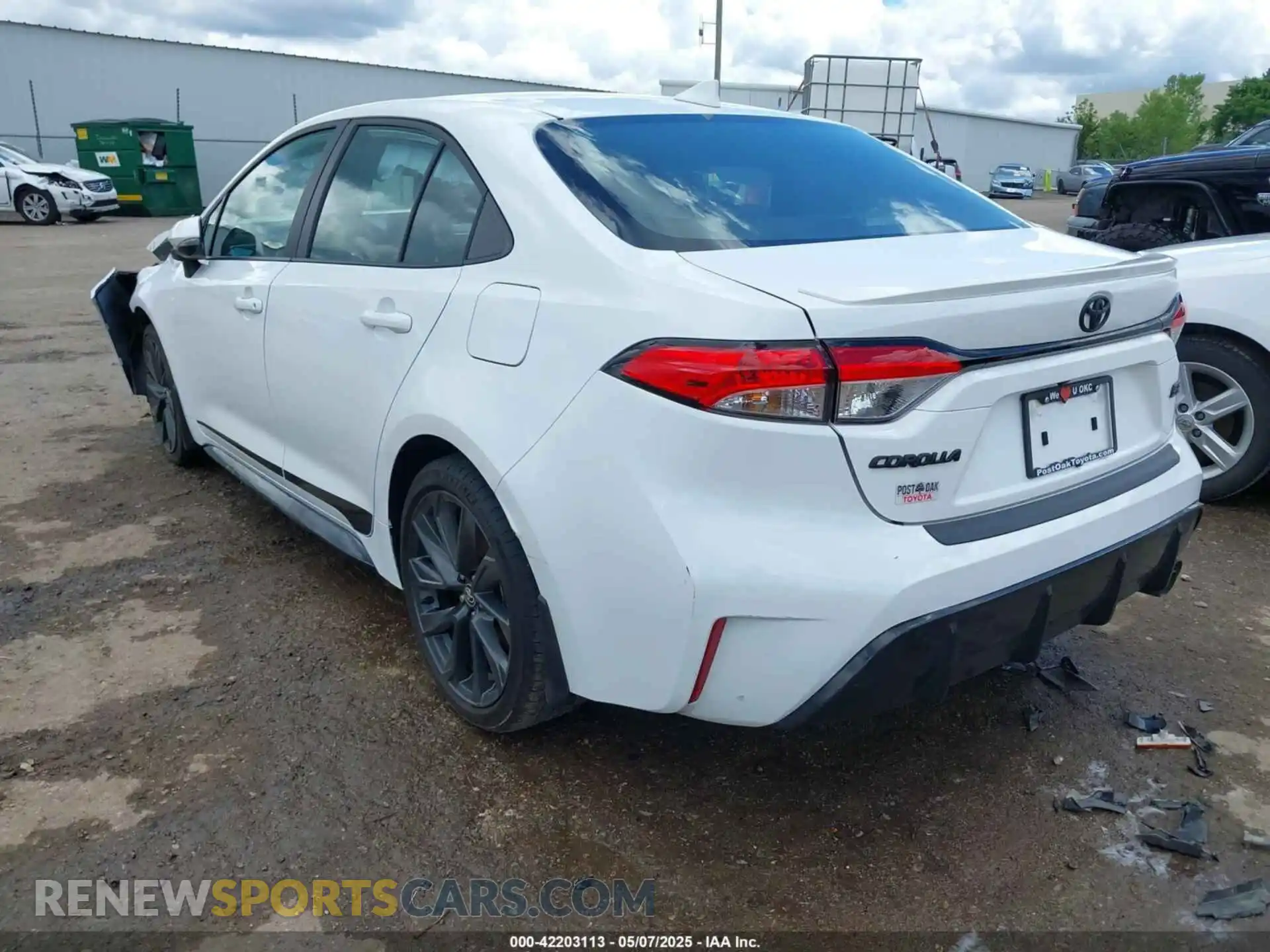 3 Photograph of a damaged car 5YFS4MCE8SP222483 TOYOTA COROLLA 2025