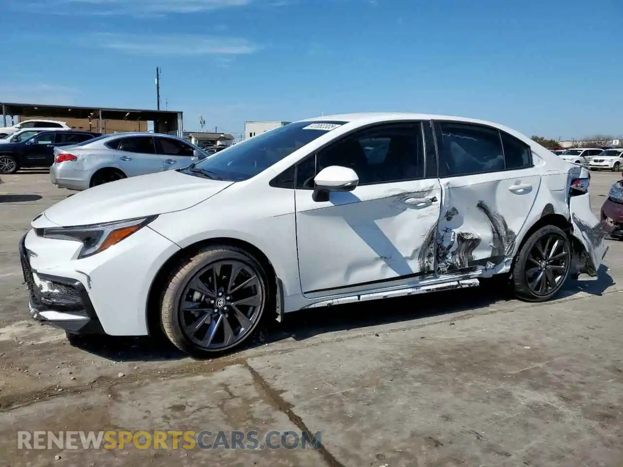 1 Photograph of a damaged car 5YFS4MCE9SP222332 TOYOTA COROLLA 2025