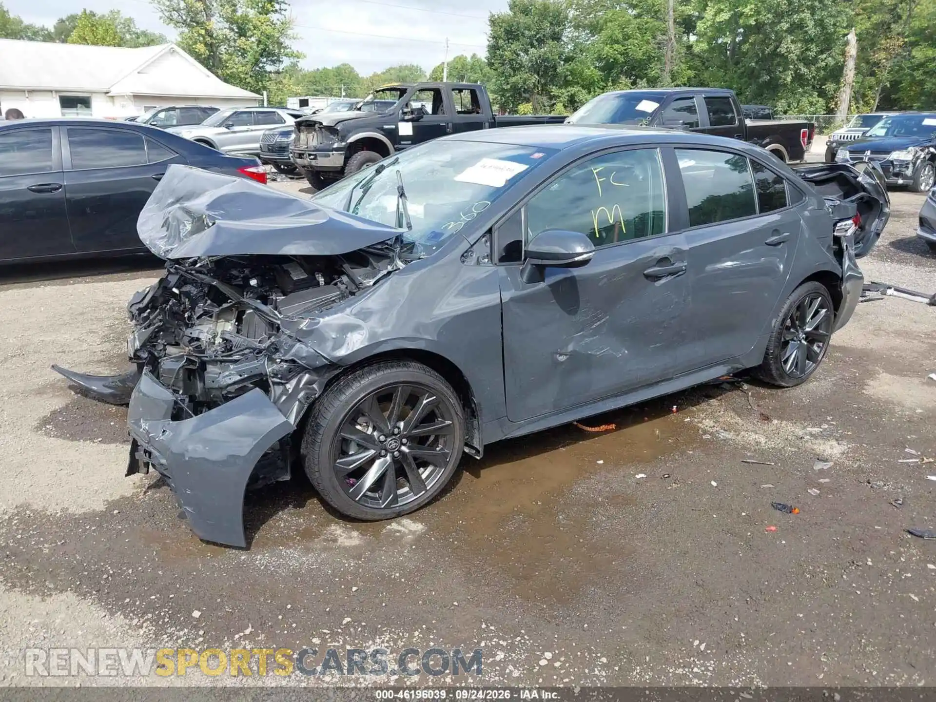 2 Photograph of a damaged car 5YFS4MCE9SP238515 TOYOTA COROLLA 2025