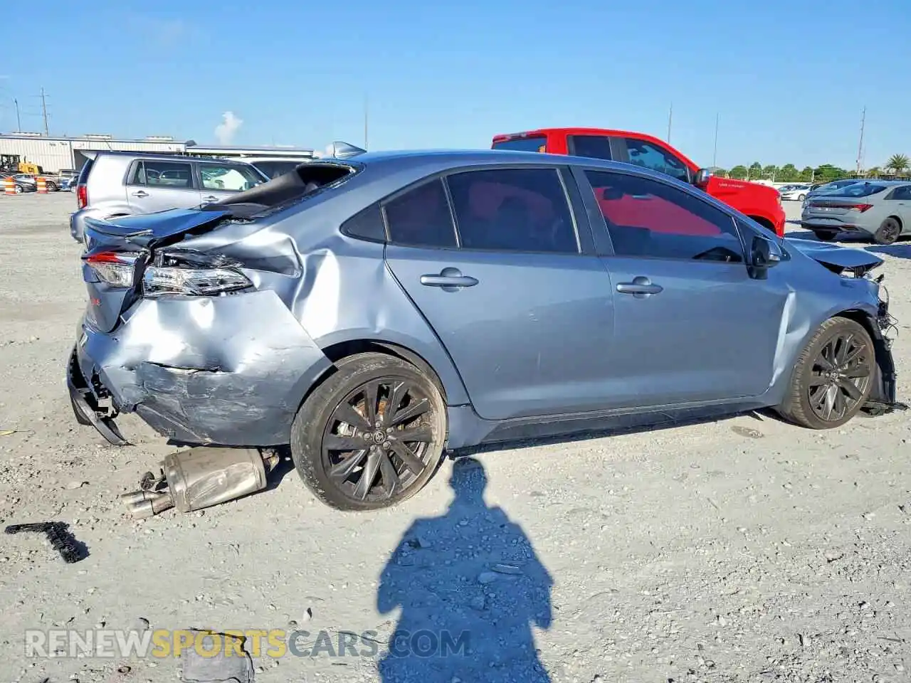 3 Photograph of a damaged car 5YFS4MCEXSP224218 TOYOTA COROLLA 2025