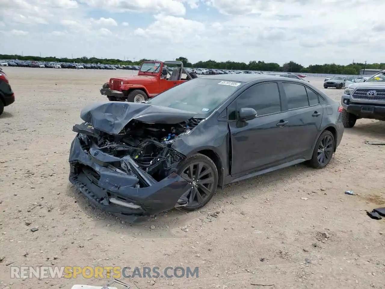 1 Photograph of a damaged car 5YFS4MCEXSP239110 TOYOTA COROLLA 2025